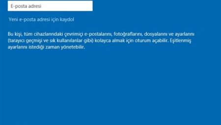 Windows 10’da Kullanıcı Hesabı Oluşturma Nasıl Yapılır?